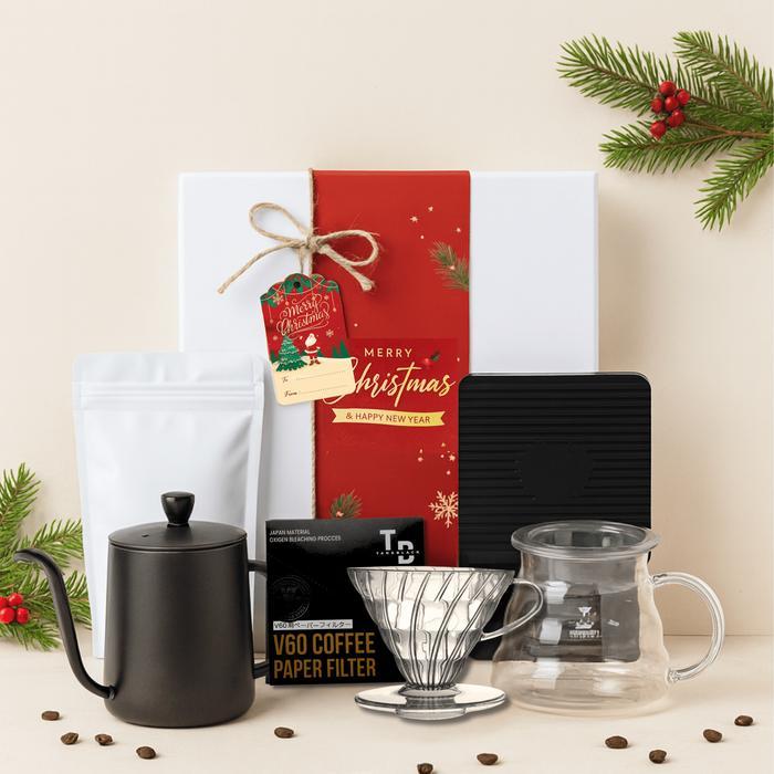 Hampers Kopi Set Natal Kado Christmas Gift Coffee V60 Manual Brew