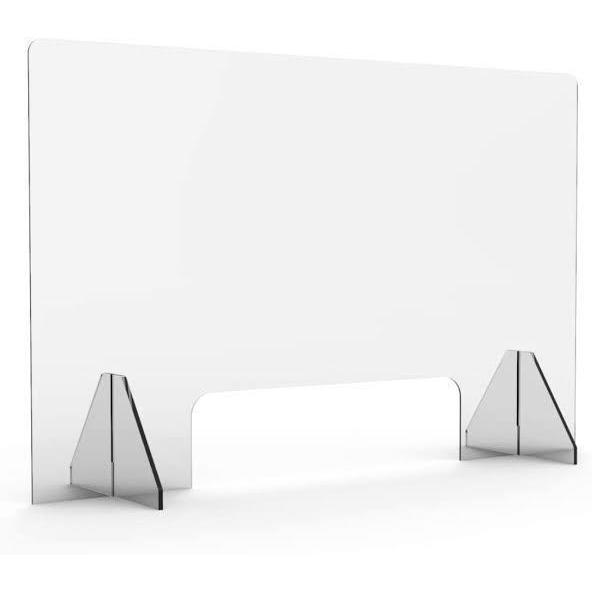 SEKAT AKRILIK ACYRLIC 100X60 2MM PARTISI AKRILIK MEJA KANTOR KASIR