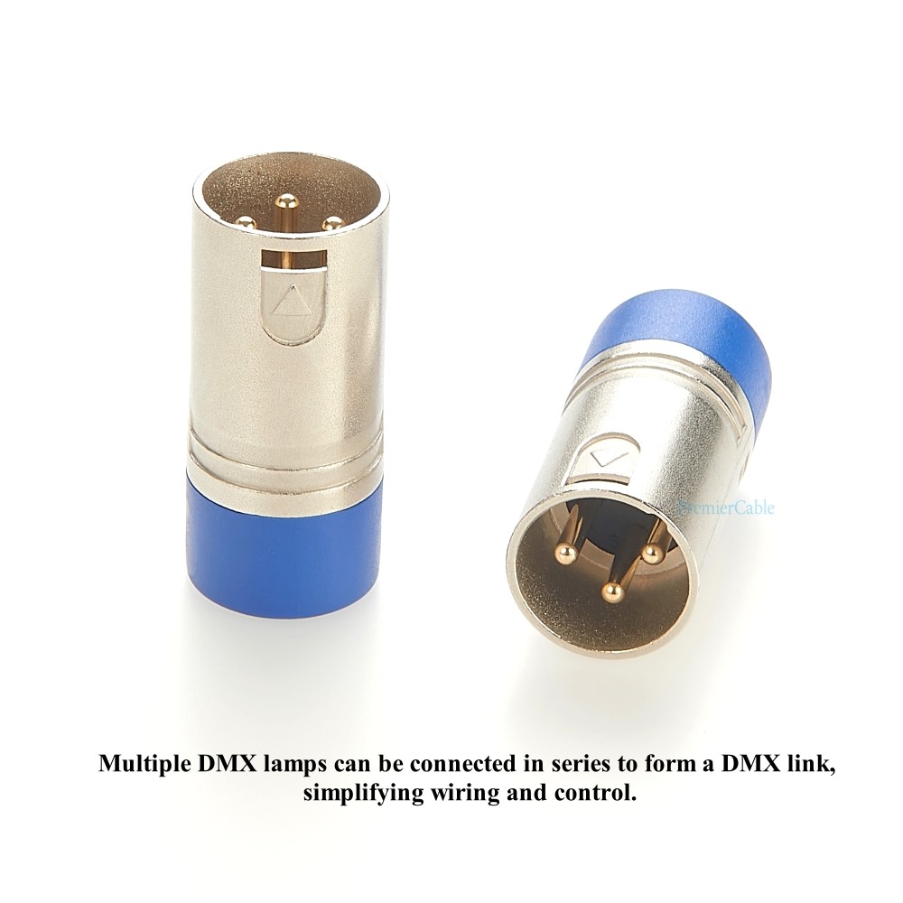 XLR 3Pin 5Pin DMX 512 Terminator Resistor 120 Ohm DMX512 End of Line Termination Plug Signal