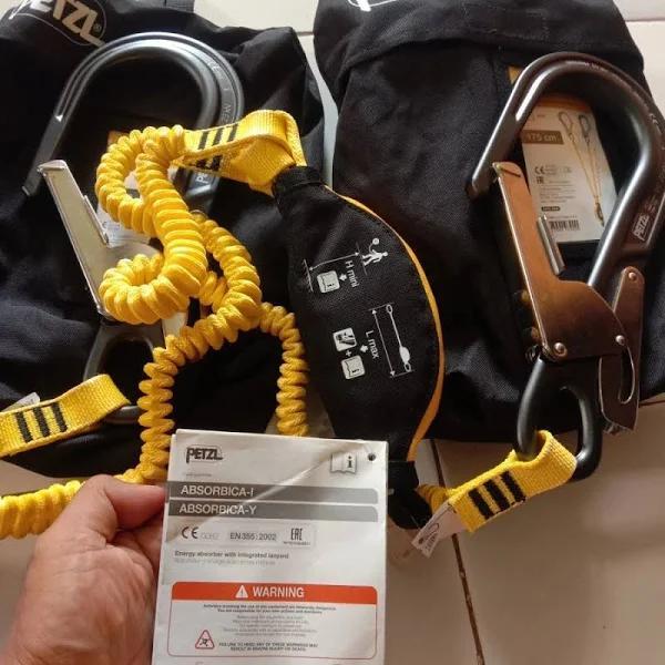 Petzl Absorbica Y Lanyard 150Cm + Mgo / Petzl Lanyard Ganda Murah