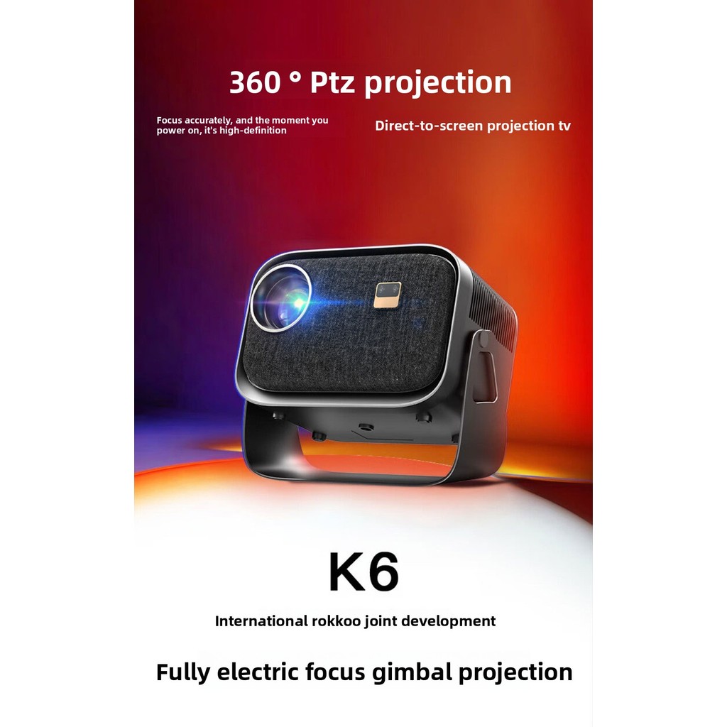 PTZ projector small high definition home smart portable home theater projector