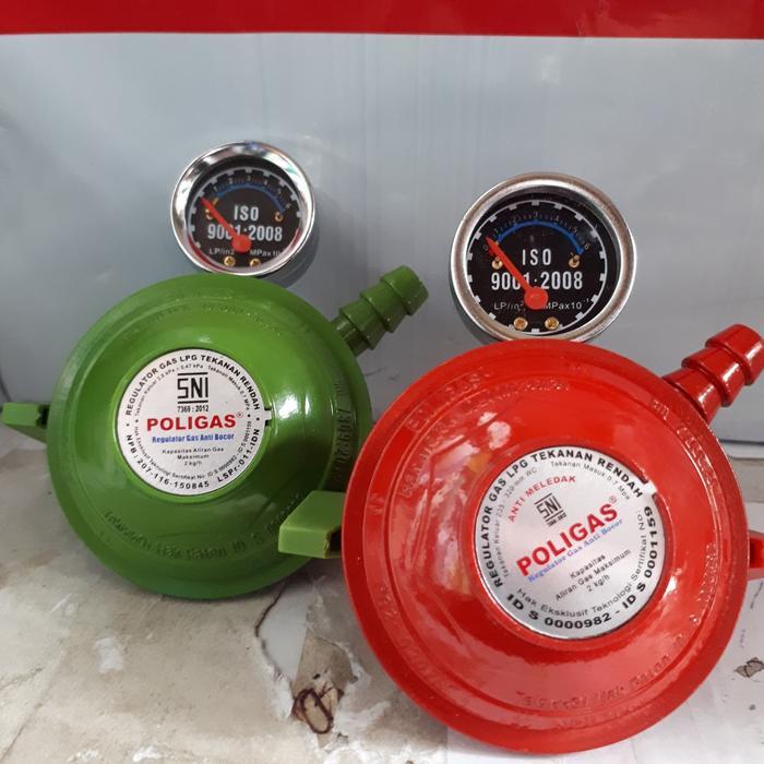 Regulator poligas pengunci ganda