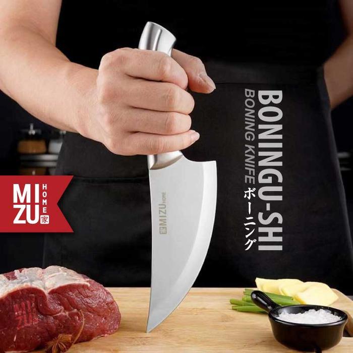 Mizu Boningu-Shi Boning Knife Meat Knife Pisau Stainless Kitchen Knife Pisau Daging Pisau Potong