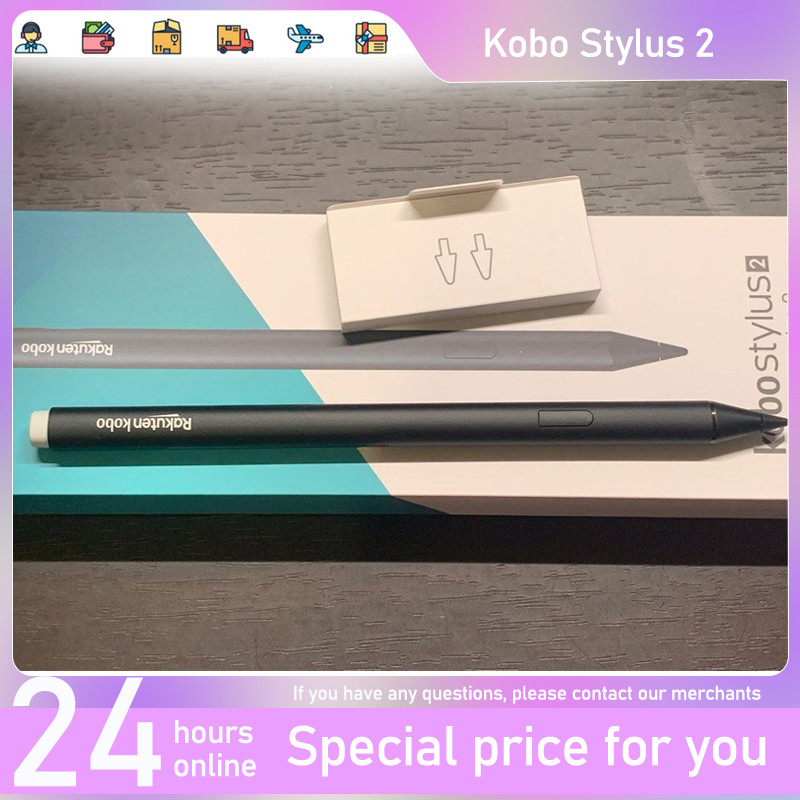 Kobo Stylus 2 Pen with Replacement Refill for Kobo Libra Color / Kobo Sage / Kobo Elipsa / Kobo