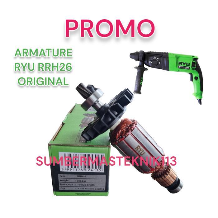 Armature Ryu Rrh26 Angker Rotary Hammer Ryu Rrh 26 Original
