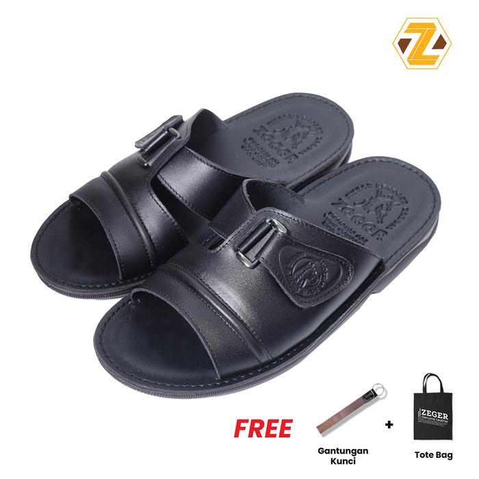 Zeger Sandal Kulit Pria - P 370