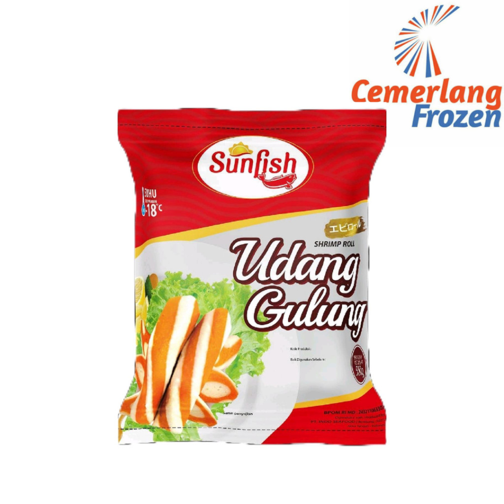 SUNFISH SHRIMP ROLL 500GR