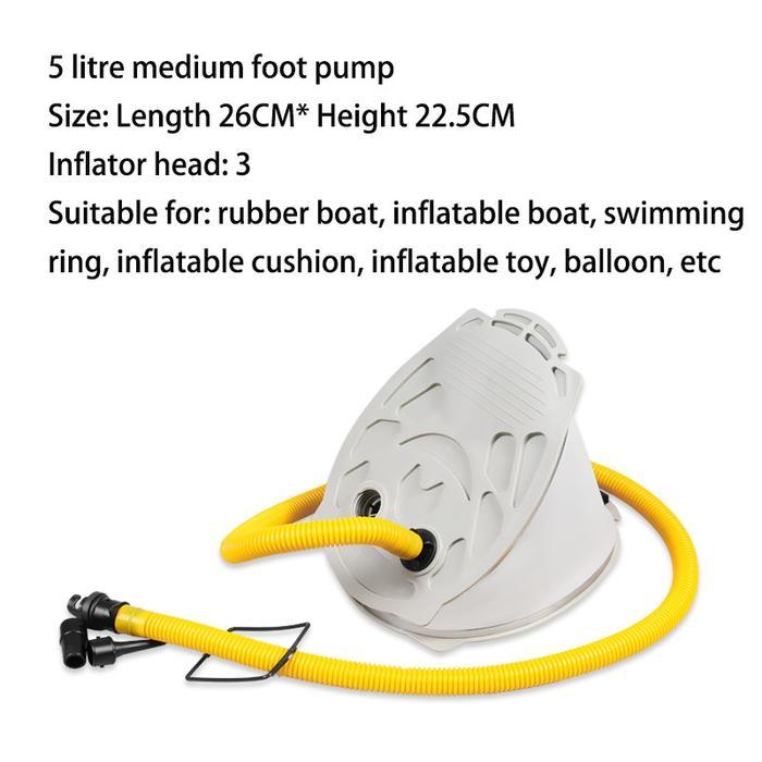 Pompa Kaki Injak Cruiser Portable / Air Foot Pump Inflatable Boat Perahu