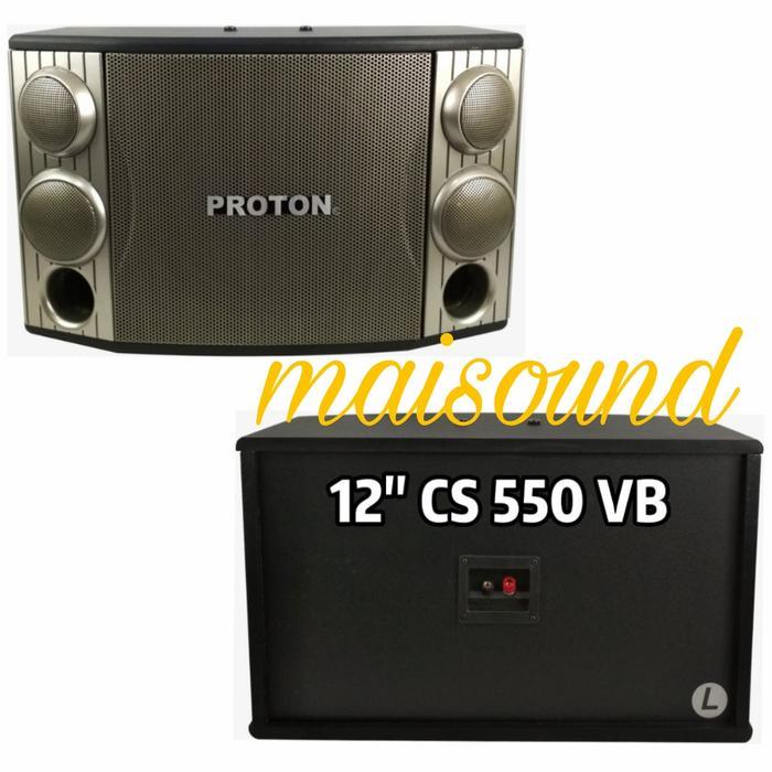 SPEAKER PASIF PROTON 12 INCH PROTON CS 550 VB 12INCH SEPASANG CS 550VB