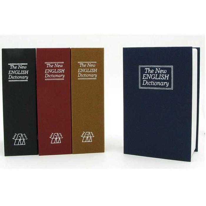 Safety Box - Brankas Mini Model Buku - Brangkas Penyimpanan Uang Emas