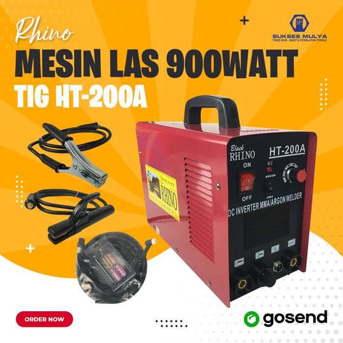 RHINO HT-200 Mesin Las Argon TIG 200A Trafo Las