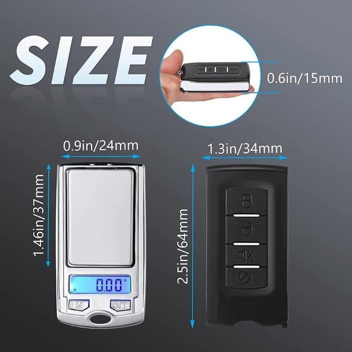 Timbangan Emas Digital Mini Perhiasan/Super Mini Timbangan Digital 0.01-200g Pocket Scale Timbangan