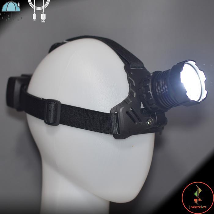 Senter kepala XHP-90 zoom camping outdoor usb-charge