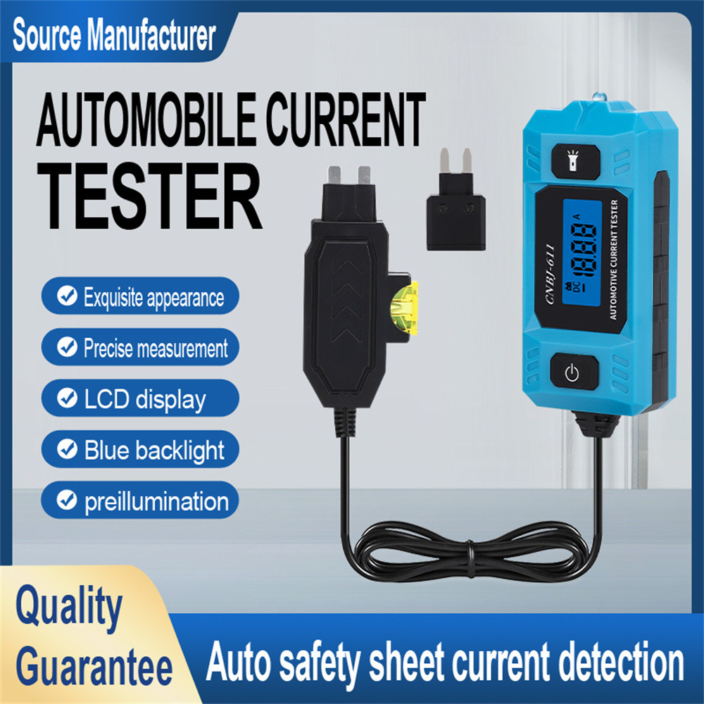 Terbaik CNBJ-611 Automotive Fuse Current Tester Car Leakage Analyzer Fault Tester Automotive Fuse Cu