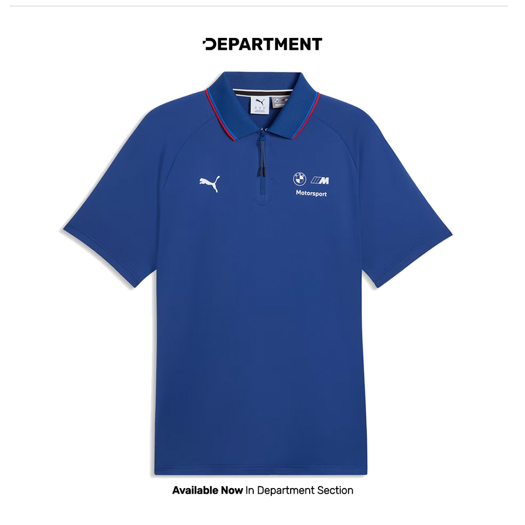 PUMA Kaos Polo Pria BMW MMS CLOUDSPUN 63488404 ORIGINAL