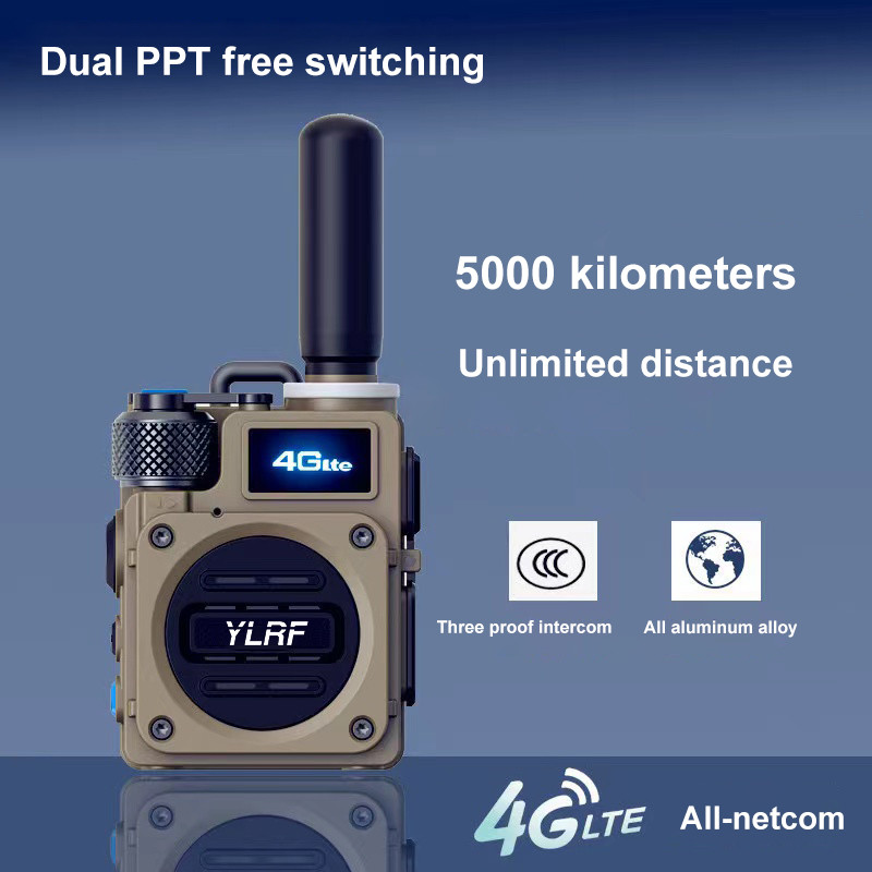 G6 Walkie Talkie Portable 4G Long Range Communication Radios Handheld Walkie-talkie Type-C Mini Two