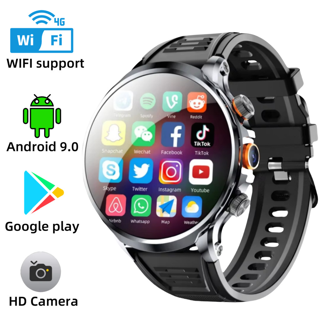 5G Smartwatch H18 Pro Men's Women's GPS WIFI 5G Smartwatch Rotating camera NFC App Download 256GB