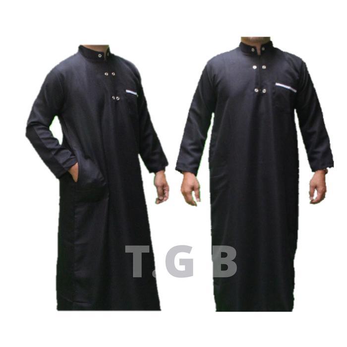Best Seller Toko Garment Bandung Jubah Gamis Pria Dewasa Bahan Adem Balloteli Grade A+ Model