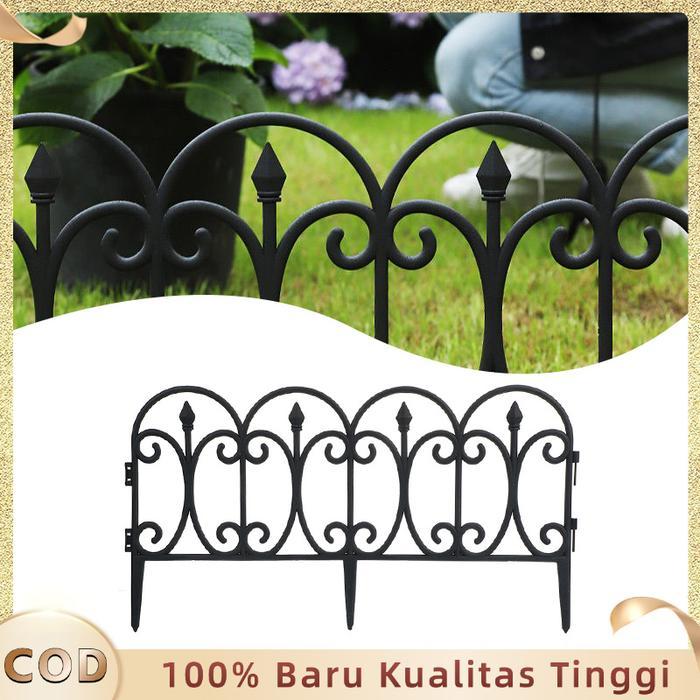Pagar Taman Dekorasi Pagar Tanaman Plastik Chic Pagar Kebun Pagar Plastik Pagar Taman Outdoor
