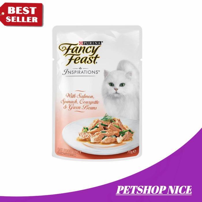 Fancy Feast Inspirations Salmon Sachet 70 G /Purina Fancy Feast Pouch