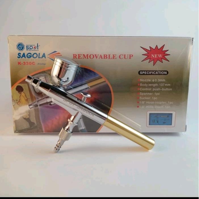 Air Pen Brush / Air Brush Kit Pen Brush / Spit Cat Lukis Spet 7 Cc Sagola Spot