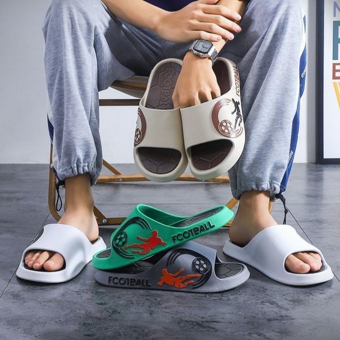 Aerostreet - Sandal Pria Slip On/ Sandalslop/ Sandal Pria / Sendal Cowok Selop/ Sandal Rumah Dan