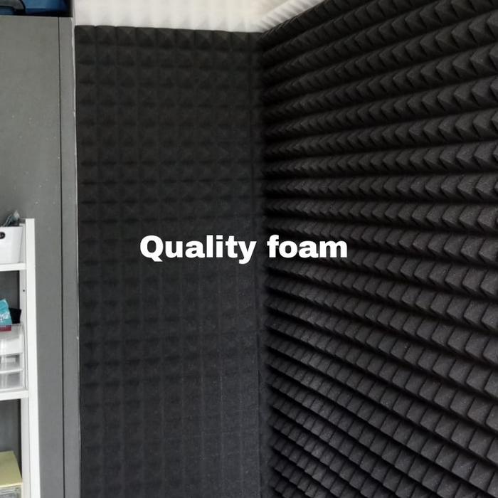 Acoustic foam peredam suara ruangan PIRAMID 20050cm ketebalan 6cm