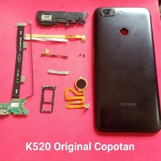 Sparepart Lenovo S5 K520 Second Original Copotan  Getar  speaker telfon  kabel siyal  penjepit Soket
