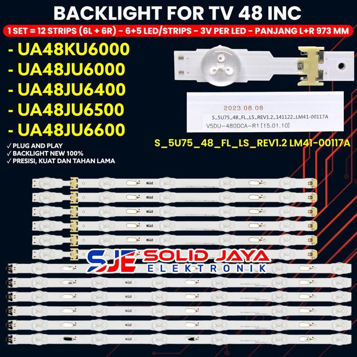 Backlight Tv 48 Inch Ua48Ku6000 Ua48Ju6000 Ua48Ju6400 Ua48Ju6500 Ua48Ju6600 Lampu Bl Led 48Ku 48Ju