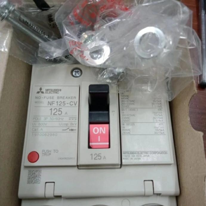 Nf125 Cv 3Phase 125A Mitsubishi Mccb 3P 125A