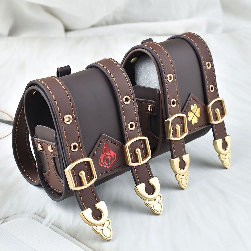 Anime Game Custom Design Headset Case Genshin Impact Klee Cute Girl Backpack Theme Headphone Case