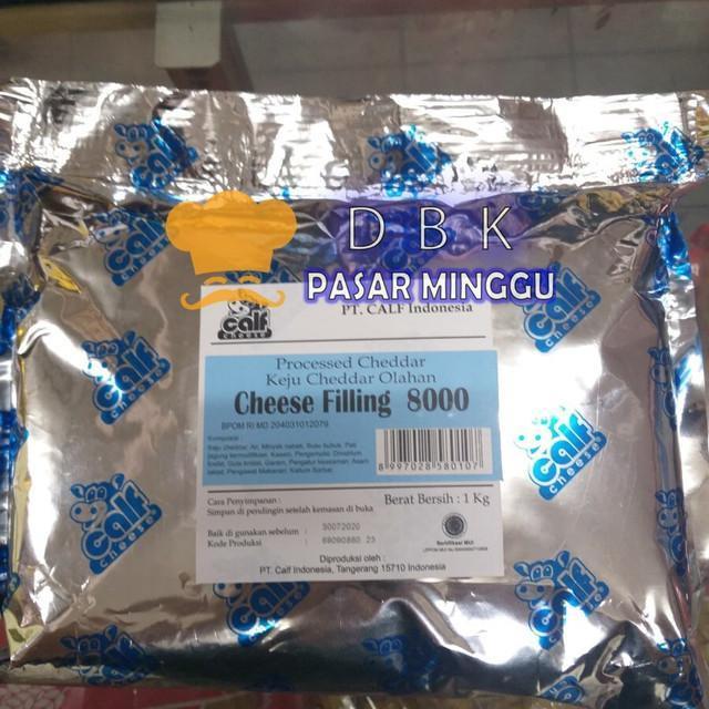 CALF CHEESE FILLING 8000 1KG FILLING KEJU SAUS KEJU FILLER EKONOMIS