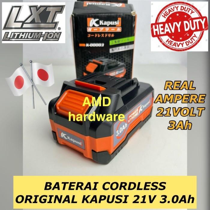 ORIGINAL KAPUSI JAPAN BATERAI LXT 21V 4Ah 3Ah MESIN CORDLESS BOR IMPACT WRENCH GERINDA CIRCULAR SAW