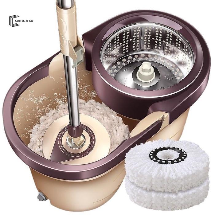 Mop / Super Mop / Spin Mop / Pel Lantai Dengan Ember / Alat Pel Lantai