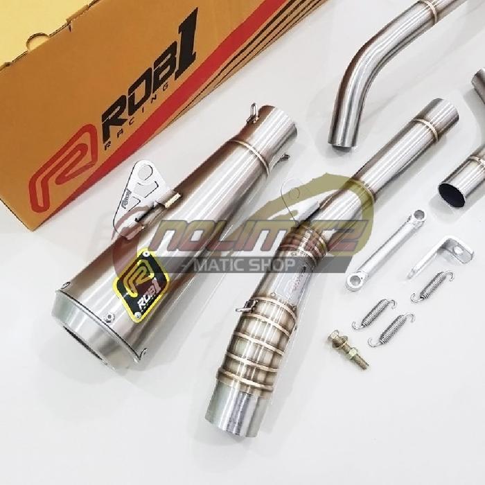 Knalpot Standar Racing Rob1 Rcb1 Scrambler Ss Yamaha Xsr 155