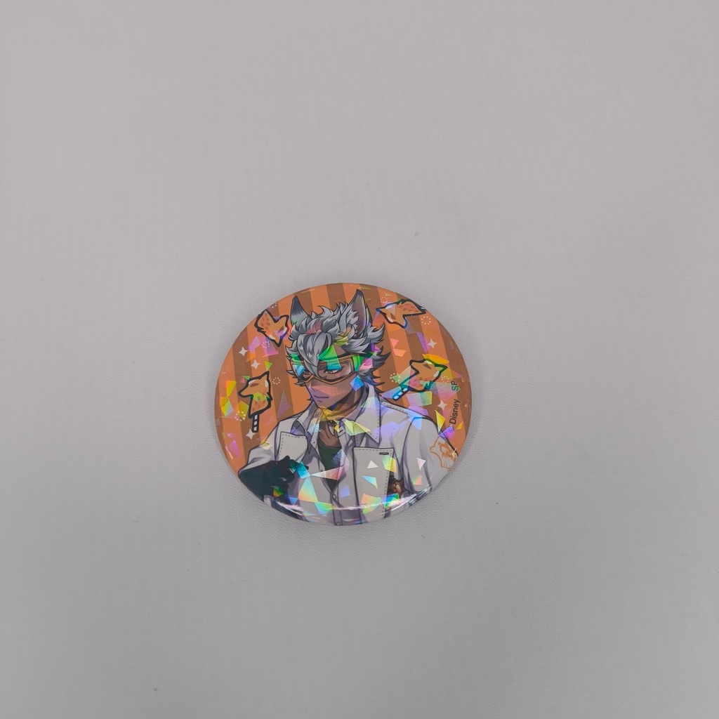 Can Badge Holographic Disney Twisted Wonderland Jack Howl