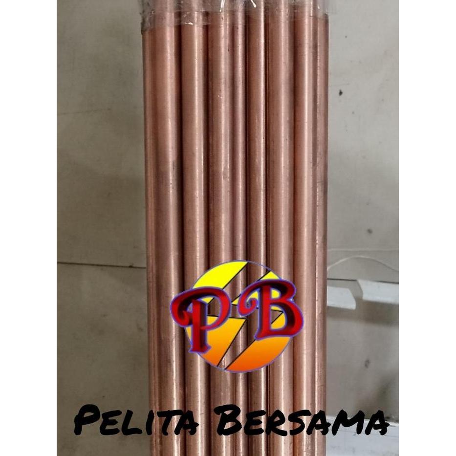 Gumi Store Grounding Rod / Copper Rod 5/8 x 1 Meter Full Tembaga / Batang Tembaga