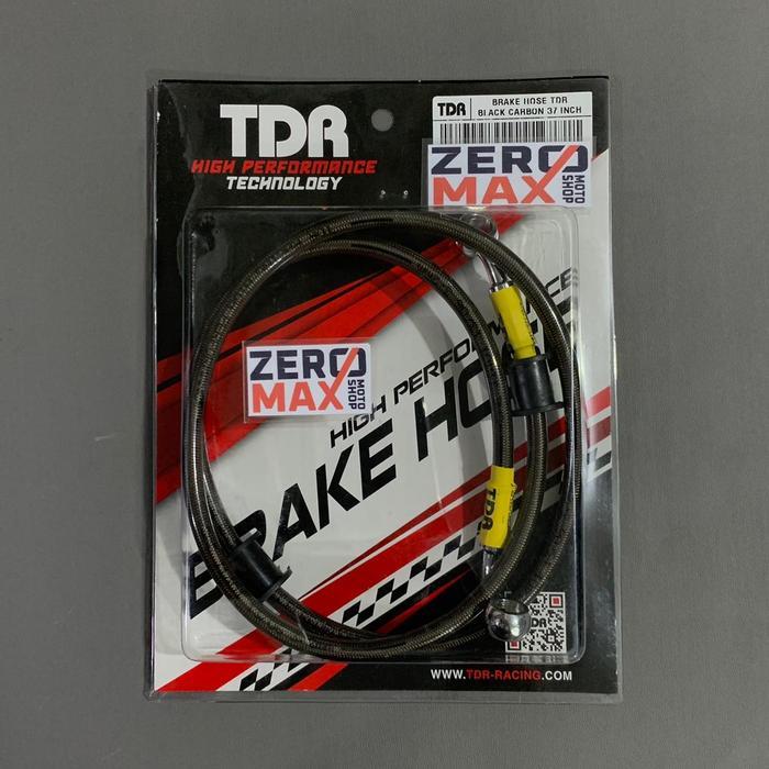 Selang Rem Tdr Racing 37Inch 93Cm Black Carbon Beat Karbu Beat Fi Esp