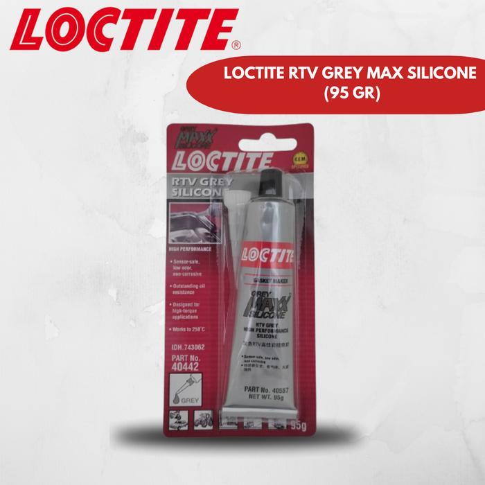 LOCTITE GREY MAXX Silicone/RTV Grey silicone (95 gr) Logam