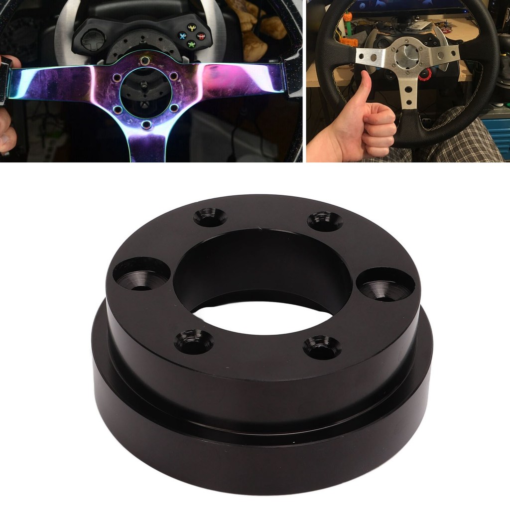 70mm Steering Wheel Hub Adapter Plate Aluminium Alloy for Logitech G29 G920 13 14in Steering Wheel