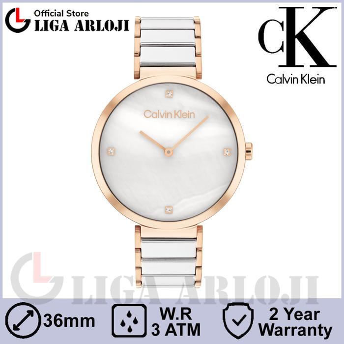 Sedia CALVIN KLEIN 25200430 Jam Tangan Wanita Analog Stainless Steel Original CK