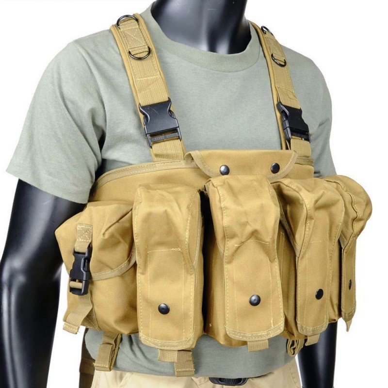 Hunting Multicam Tactical Ak Vest Airsoft Ammo Chest Rig Ar Ak 47 Magazine At Outdoor Cs Vest Molle