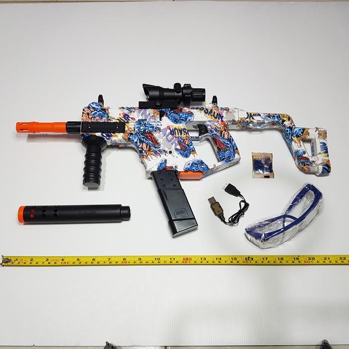 Mainan Tembakan Model Kriss Vector Version 3 Battery WGG WGB Water Gel Blaster High Speed