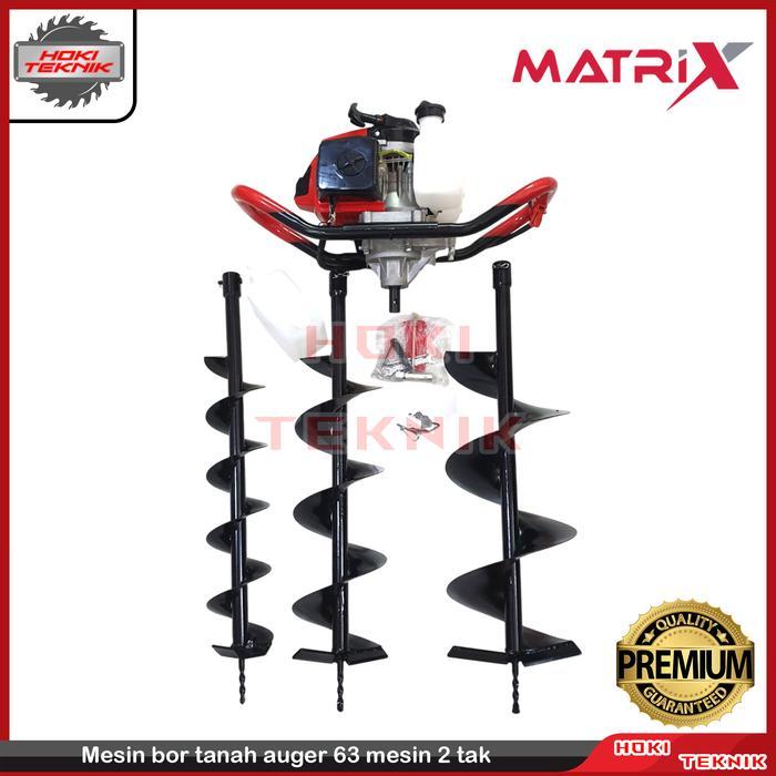 Mesin Bor Tanah Matrix 63 Auger Biopori 2 Tak