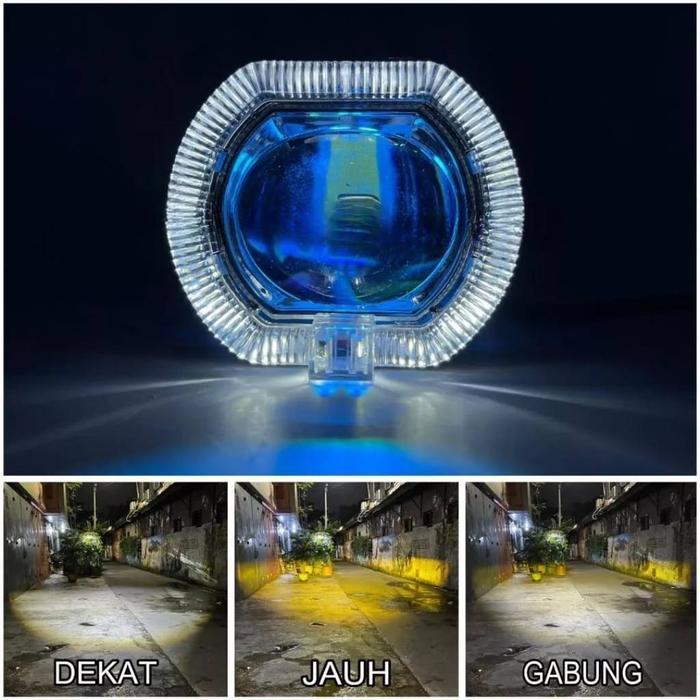 Lampu Biled 2,5 Inchmini Projie Biled Cut Off Waterproff Lampu Biled 2,5 Inch Asli