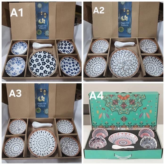 Hampers Japanese Bowl Set Piring Mangkok Keramik Mangkok Jepang