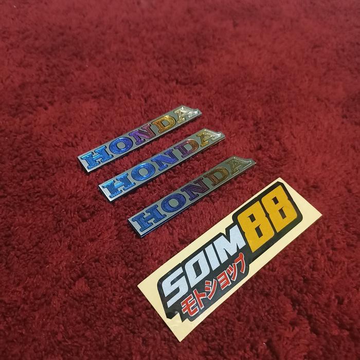 Ready Emblem Honda Titanium Kecil Honda Vario/Beat/Scoopy/PCX/ADV