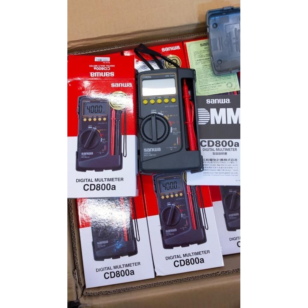 Diskon Sanwa Cd800A Digital Avometer Multitester Ori Sanwa Cd800 Sanwa Cd 800