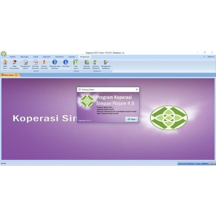Software Aplikasi Koperasi V.4.0 (Full Versi UNLIMITED AKTIVASI)
