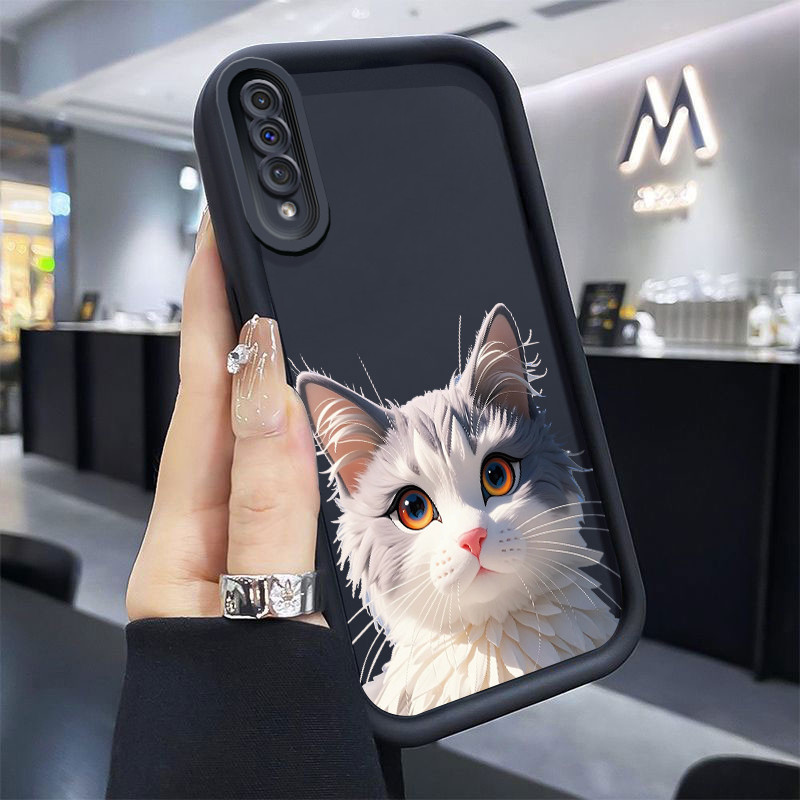 Casing Hp untuk Samsung Galaxy A50 A50s A30s Case Ragdoll cat Kasing silikon Cesing model tipis Kesi
